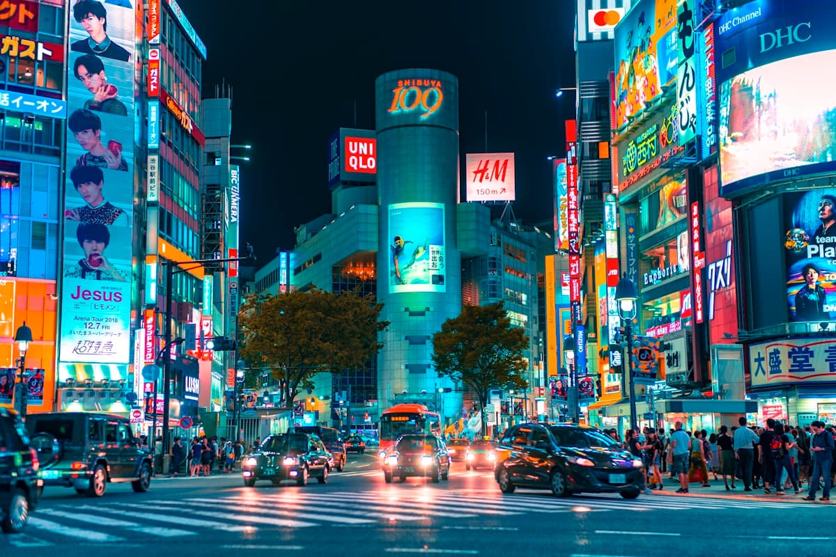 Shibuya Crossing in Tokyo